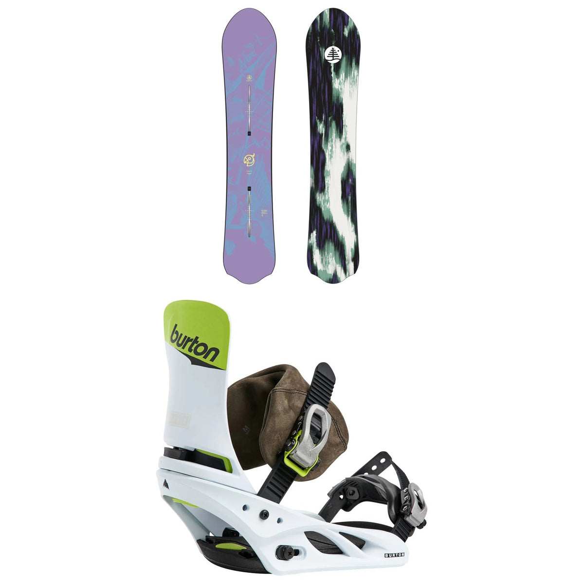 Burton Family Tree Alekesam Snowboard + Lexa x LTD Snowboard Bindings - Women's 2026