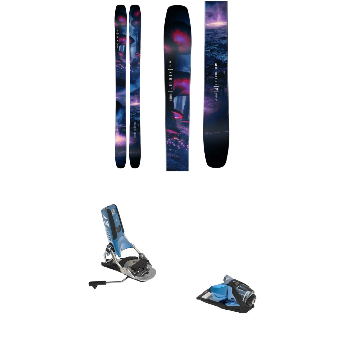 Moment Wildcat Skis + Look Pivot 2.0 13 GW Ski Bindings 2026