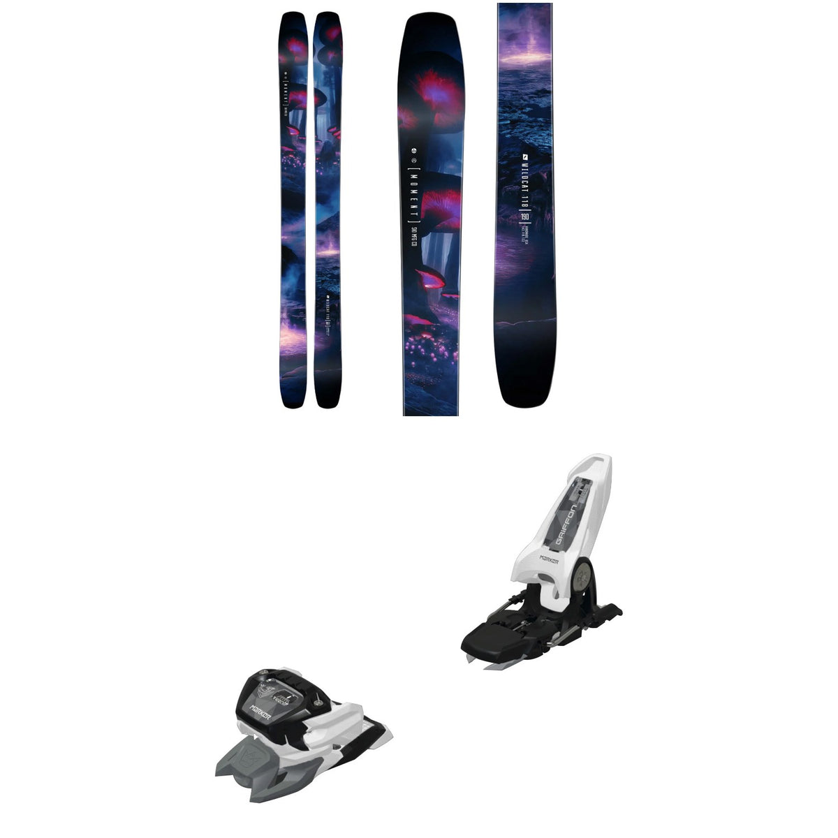 Moment Wildcat Skis + Marker Griffon 13 ID Ski Bindings 2026