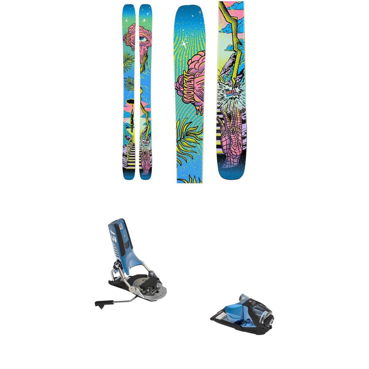 Moment Bella 108 Skis - Women's + Look Pivot 2.0 13 GW Ski Bindings 2026