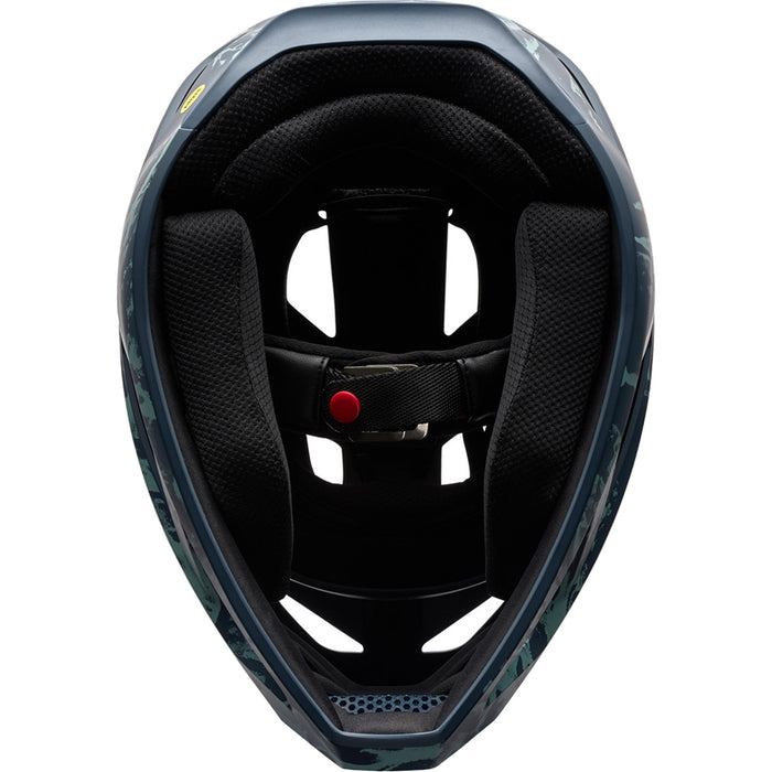 Fox Racing Rampage Bike Helmet - Kids' Image Print Dark Blue
