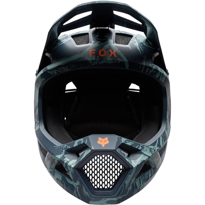 Fox Racing Rampage Bike Helmet - Kids' Image Print Dark Blue