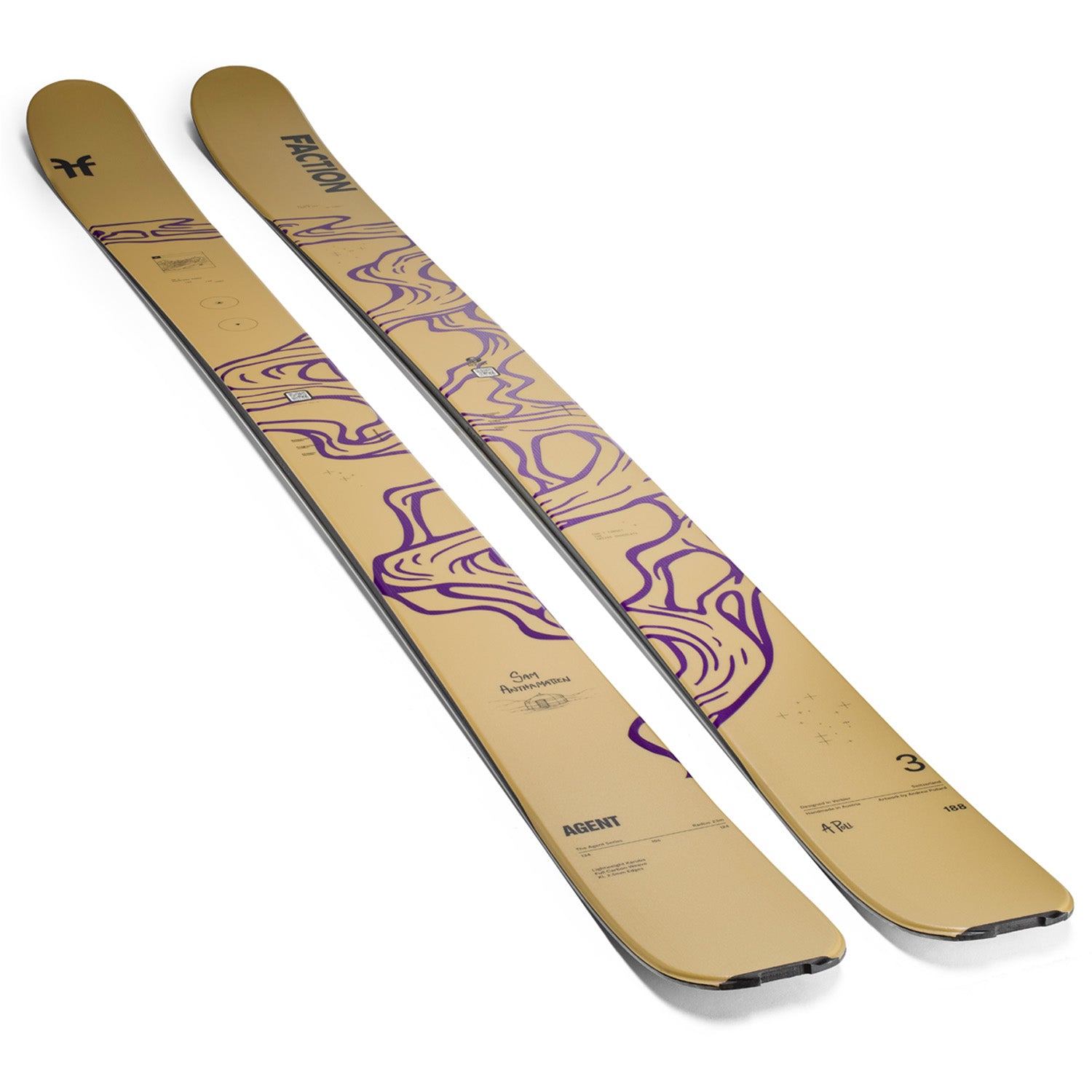 Faction Agent 3 Sam Anthamatten Skis 2026 – evo