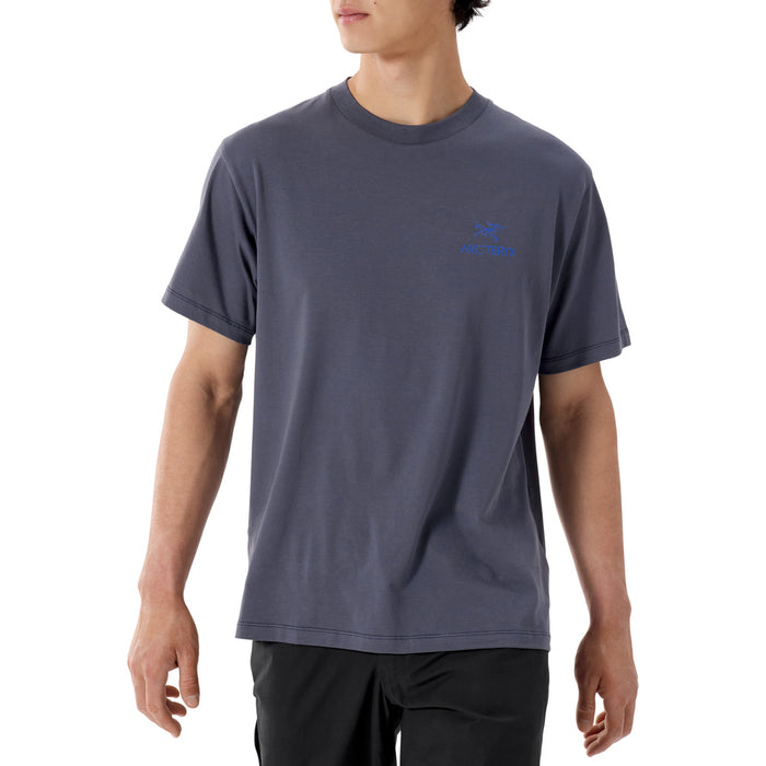 Arc'teryx Kragg SL Cotton Bird Word Short-Sleeve T-Shirt - Men's Dk Stratus/Fluidity