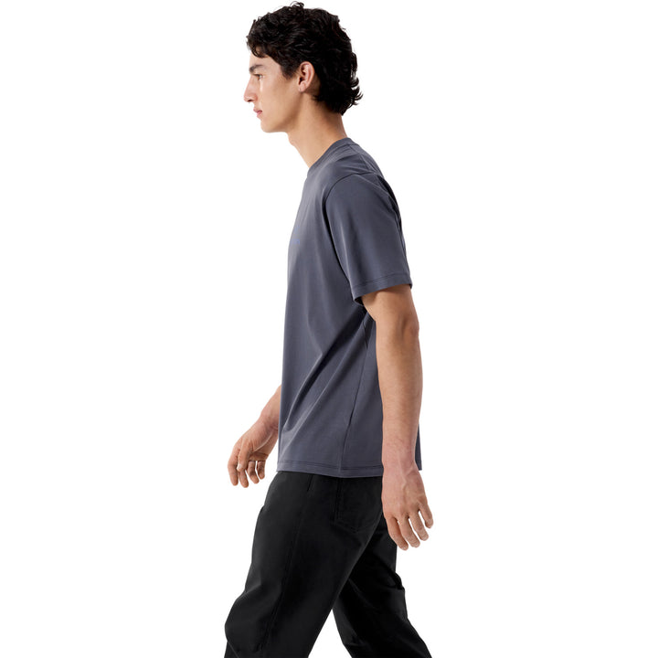 Arc'teryx Kragg SL Cotton Bird Word Short-Sleeve T-Shirt - Men's Dk Stratus/Fluidity