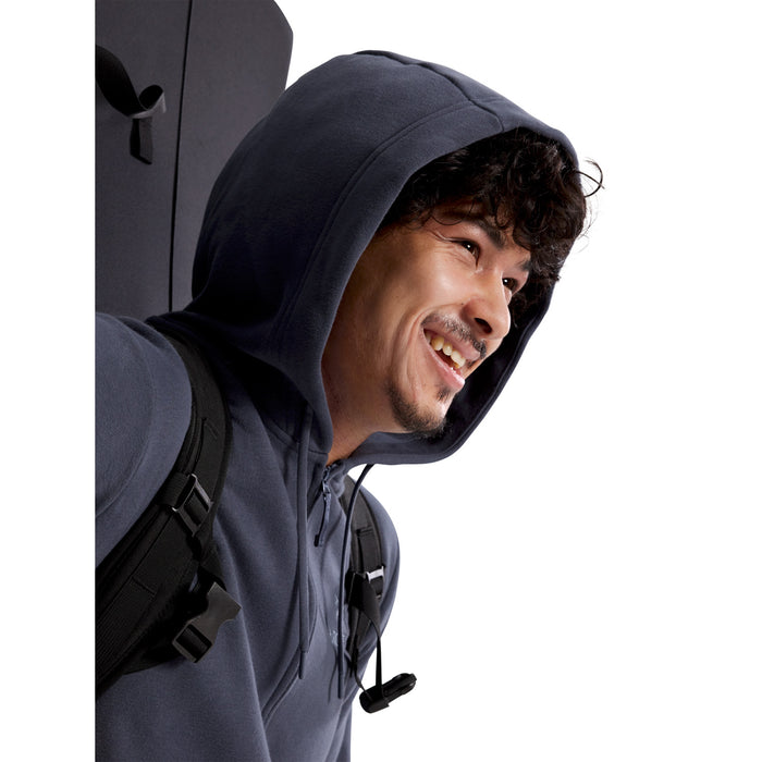 Arc'teryx Emblem Fleece Full-Zip Hoodie - Men's Dk Stratus