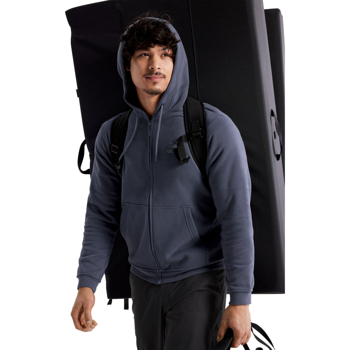 Arc'teryx Emblem Fleece Full-Zip Hoodie - Men's Dk Stratus