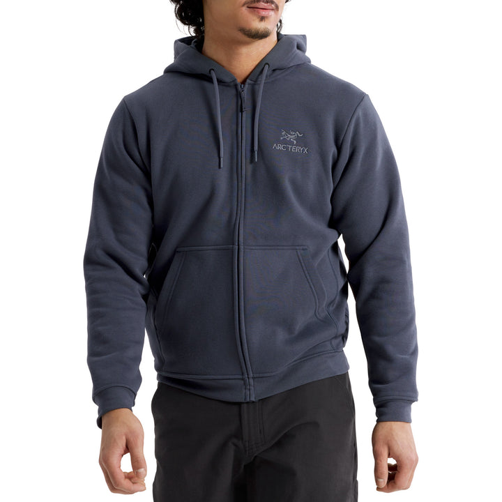 Arc'teryx Emblem Fleece Full-Zip Hoodie - Men's Dk Stratus