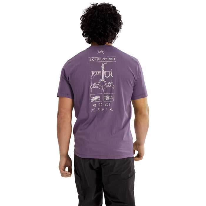 Arc'teryx Kragg SL Cotton Sky Pilot Short-Sleeve Shirt - Men's Light Moondrop/White