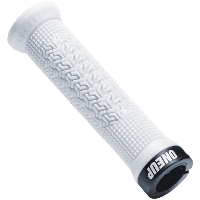 OneUp Components Jackson Goldstone Lock-On Grips White