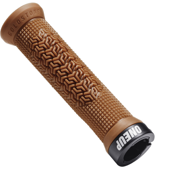 OneUp Components Jackson Goldstone Lock-On Grips Tan