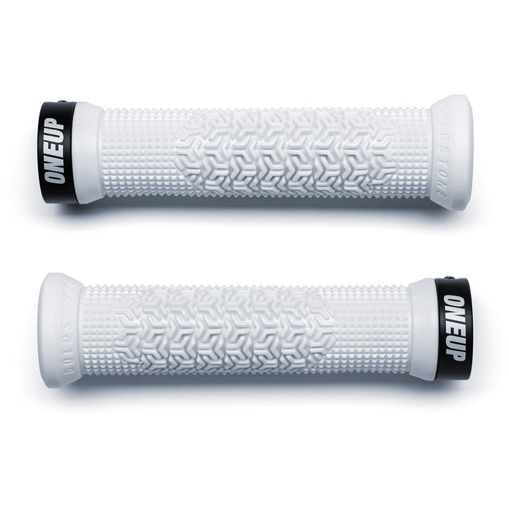 OneUp Components Jackson Goldstone Lock-On Grips White