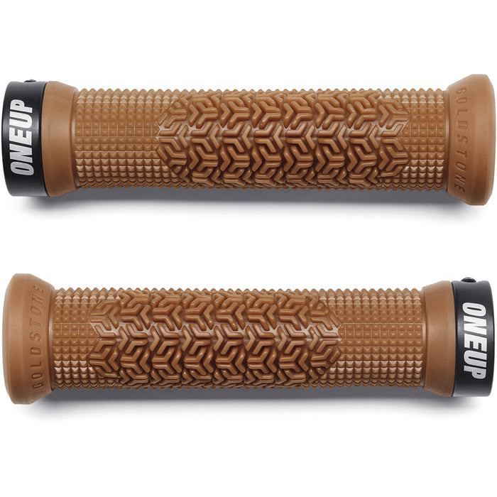 OneUp Components Jackson Goldstone Lock-On Grips Tan