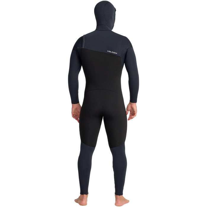 Volcom 5/4/3 Modulator Chest Zip Hooded Wetsuit Black