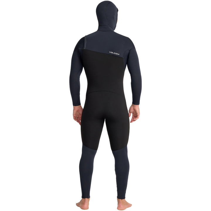 Volcom 5/4/3 Modulator Chest Zip Hooded Wetsuit Black