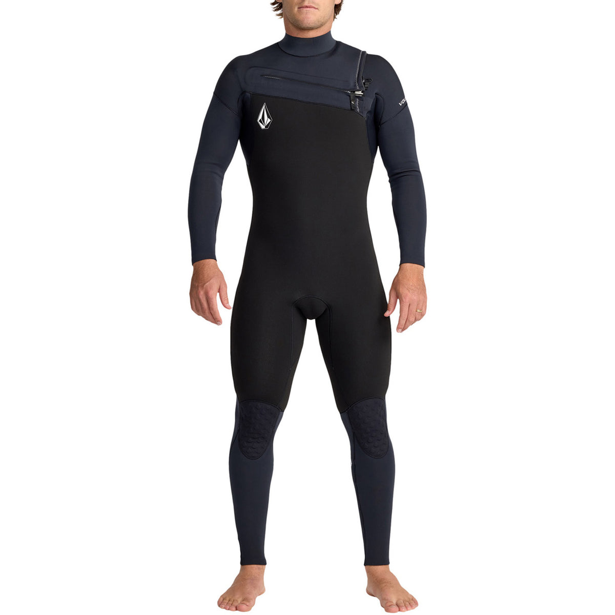 Volcom 4/3 Modulator Chest Zip Full Wetsuit Black