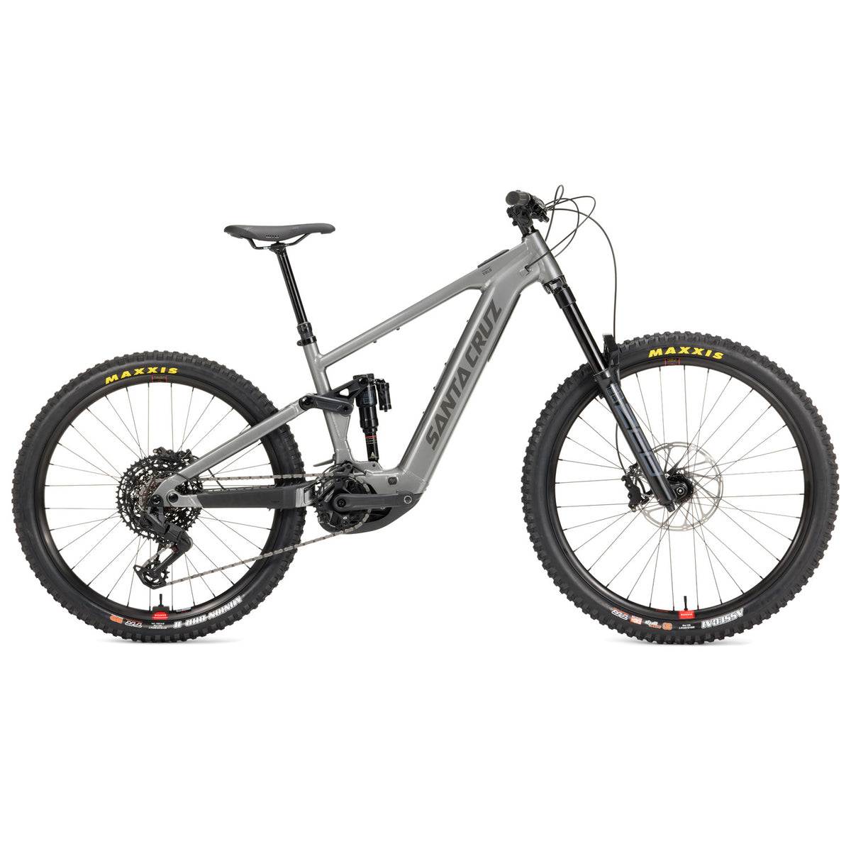 Santa Cruz Vala 1 AL Eagle 70 E-Mountain Bike 2026 Gloss Lunar Gray