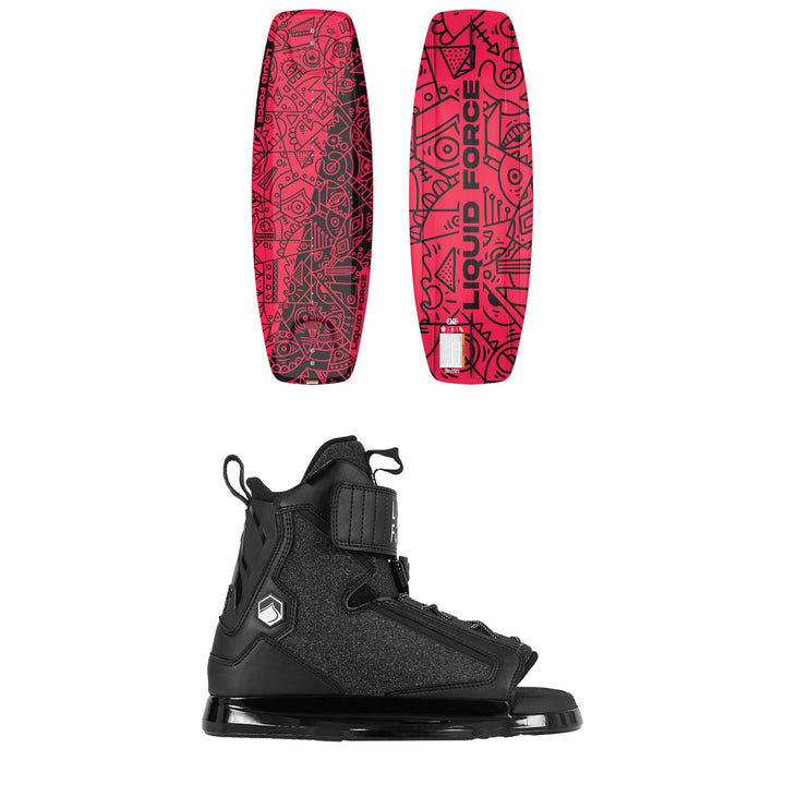 Liquid Force Origins FS + Rant Wakeboard Package - Kids 2026