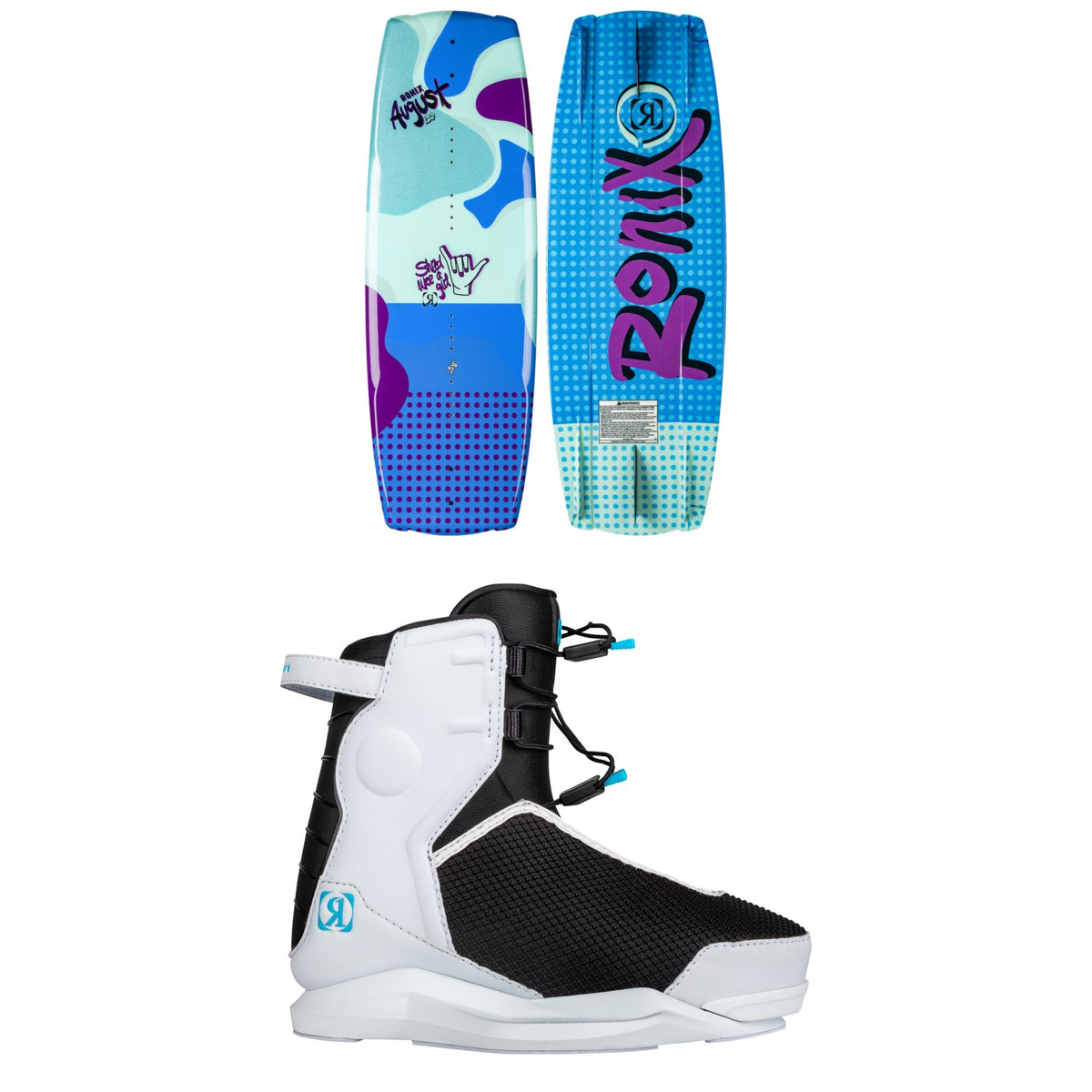Ronix August + Vision Pro Wakeboard Package - Kids' 2026