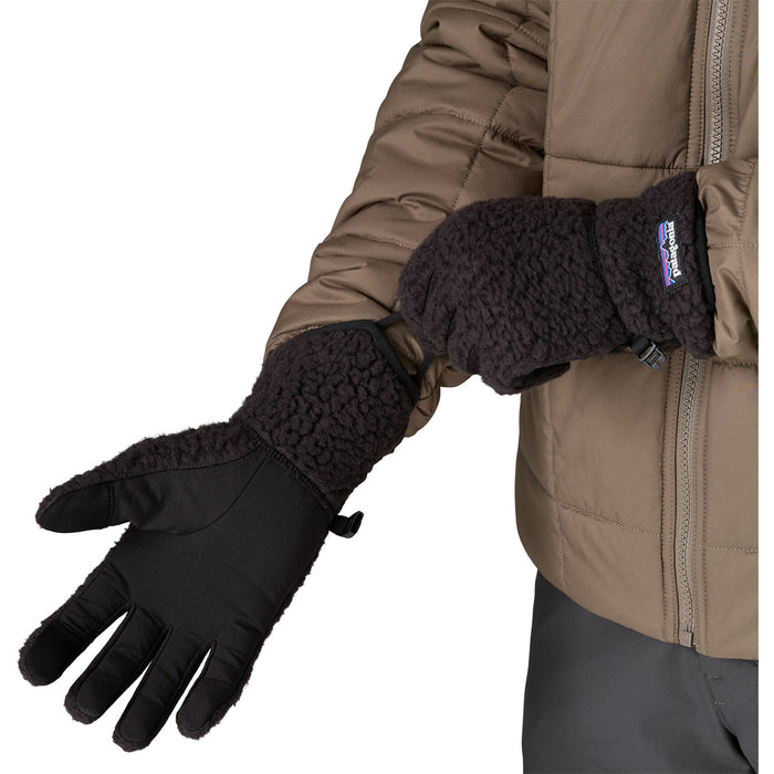 Patagonia Retro Pile Gloves Black