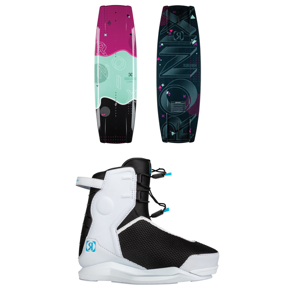 Ronix Krush + Vision Pro Wakeboard Package - Women's 2026