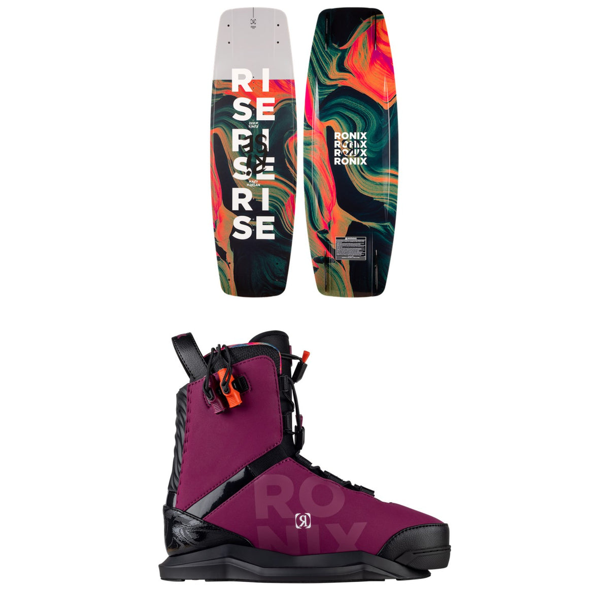 Ronix Rise + Rise Intuition Wakeboard Package - Women's 2026