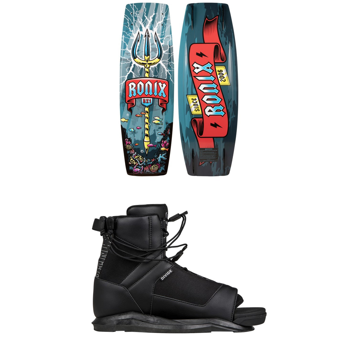 Ronix RX1 + Divide Wakeboard Package - Kid's 2026