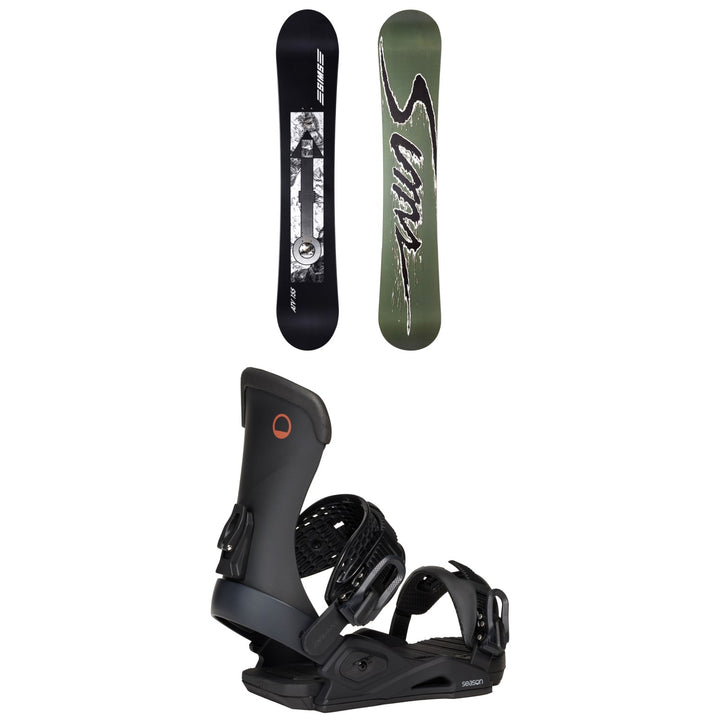 Sims ATV Snowboard + Season Meld Snowboard Bindings 2026