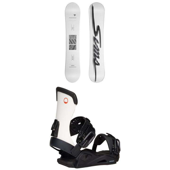 Sims Aurum Snowboard + Season Meld Snowboard Bindings 2026
