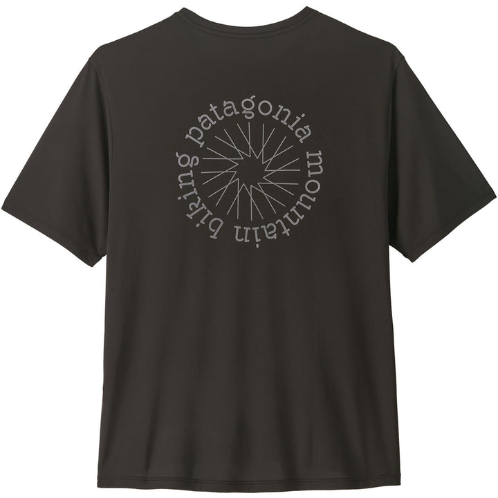 Patagonia Capilene® Cool Daily Spoke Stencil T-Shirt - Men's Black