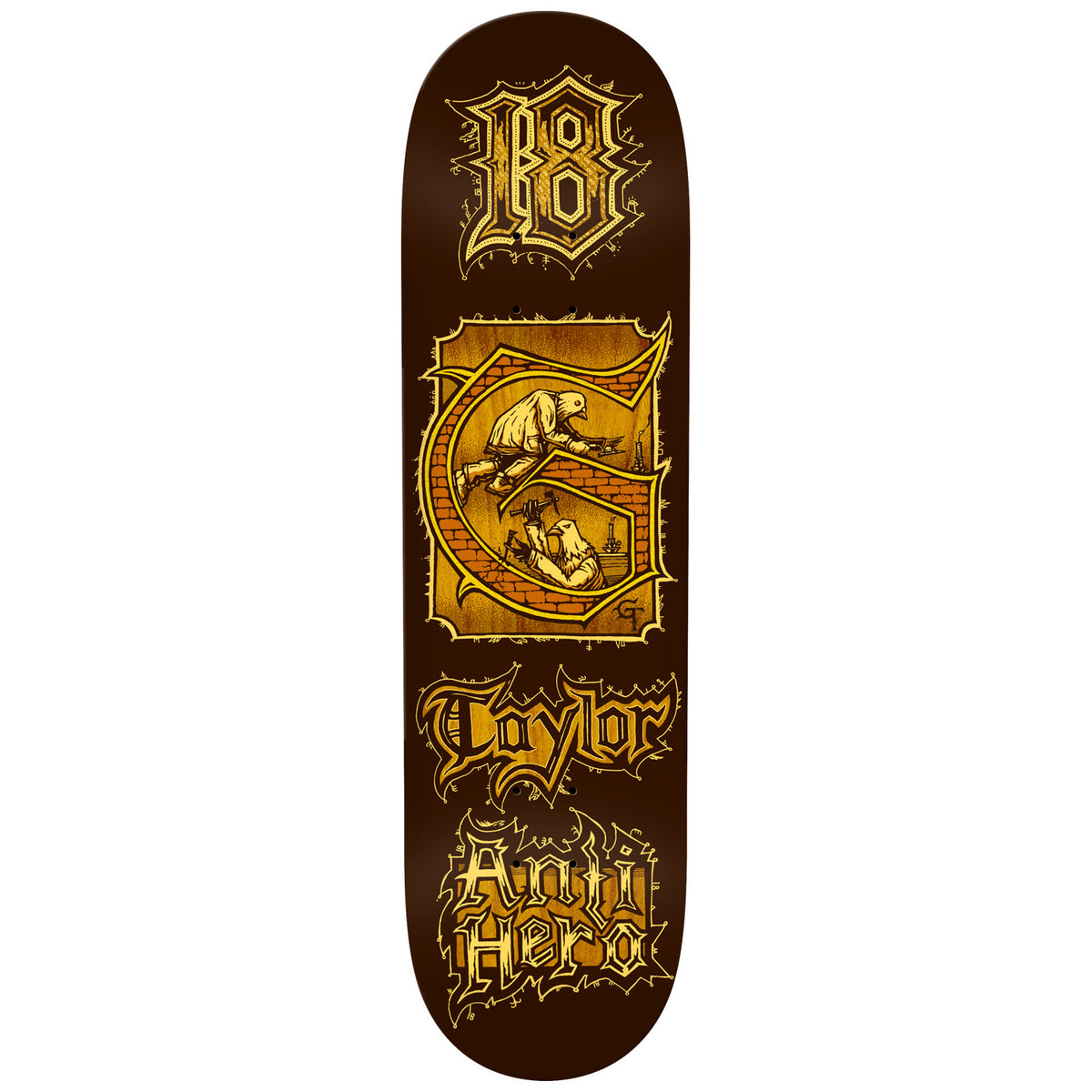 Anti Hero Grant Medieval 8.38 Skateboard Deck