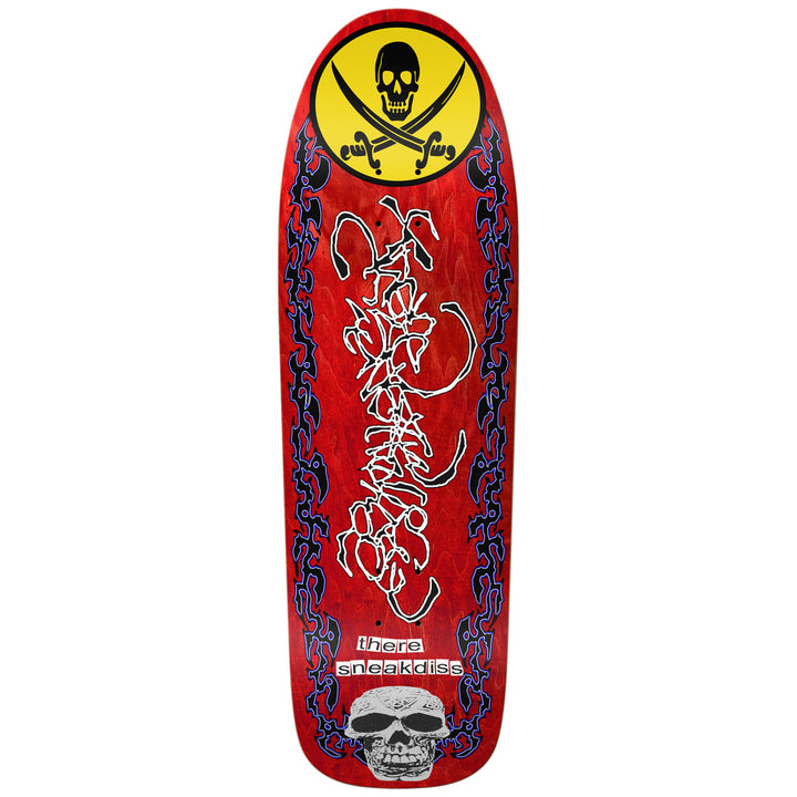 There Skateboards x SneakDiss Pirate Ship To The Inferno 9.75 Skateboard Deck