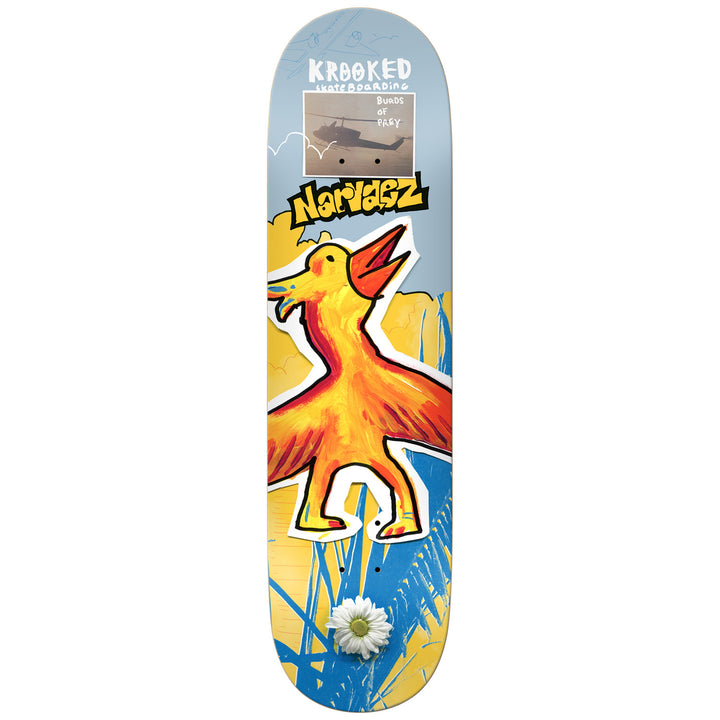 Krooked Navarez Burds 8.38 Skateboard Deck