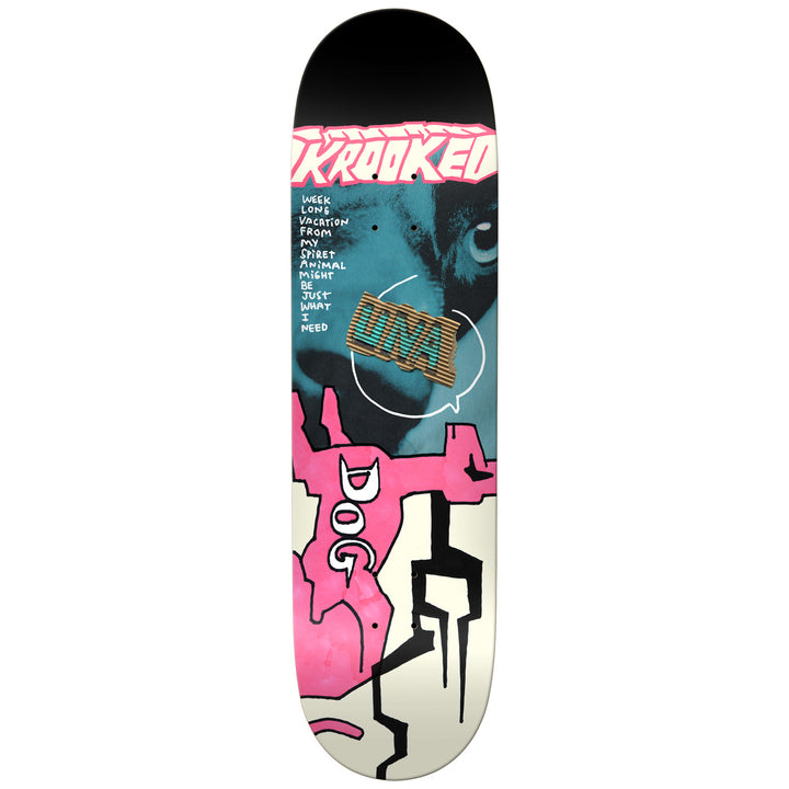 Krooked Una Spirit Animal True Fit 8.5 Skateboard Deck