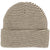 NST x Autumn Stripe Beanie Natural Chocolate Brown