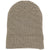 NST x Autumn Stripe Beanie Natural Chocolate Brown