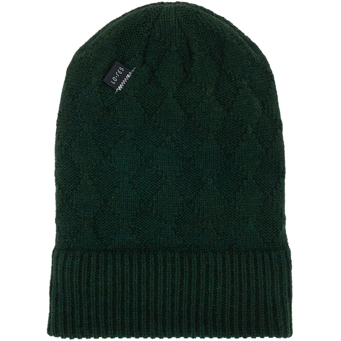 NST x Lo-Res Chief Beanie Dark Green