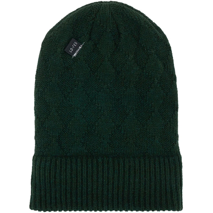 NST x Lo-Res Chief Beanie Dark Green