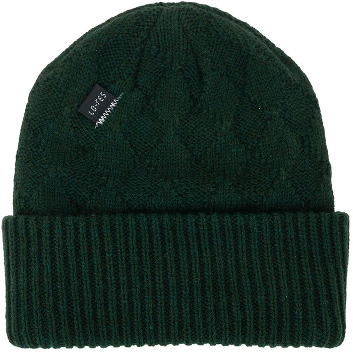 NST x Lo-Res Chief Beanie Dark Green