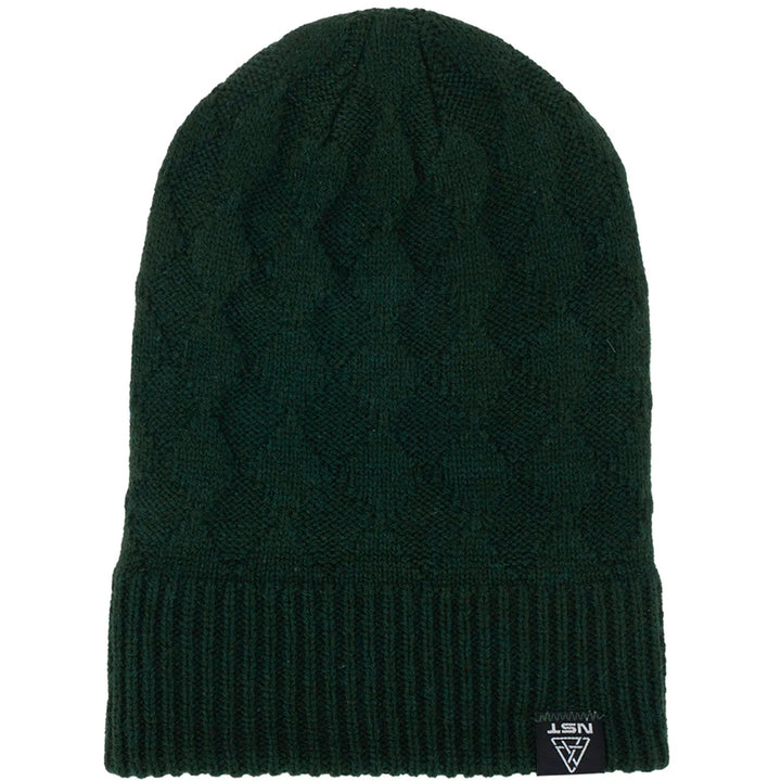 NST x Lo-Res Chief Beanie Dark Green