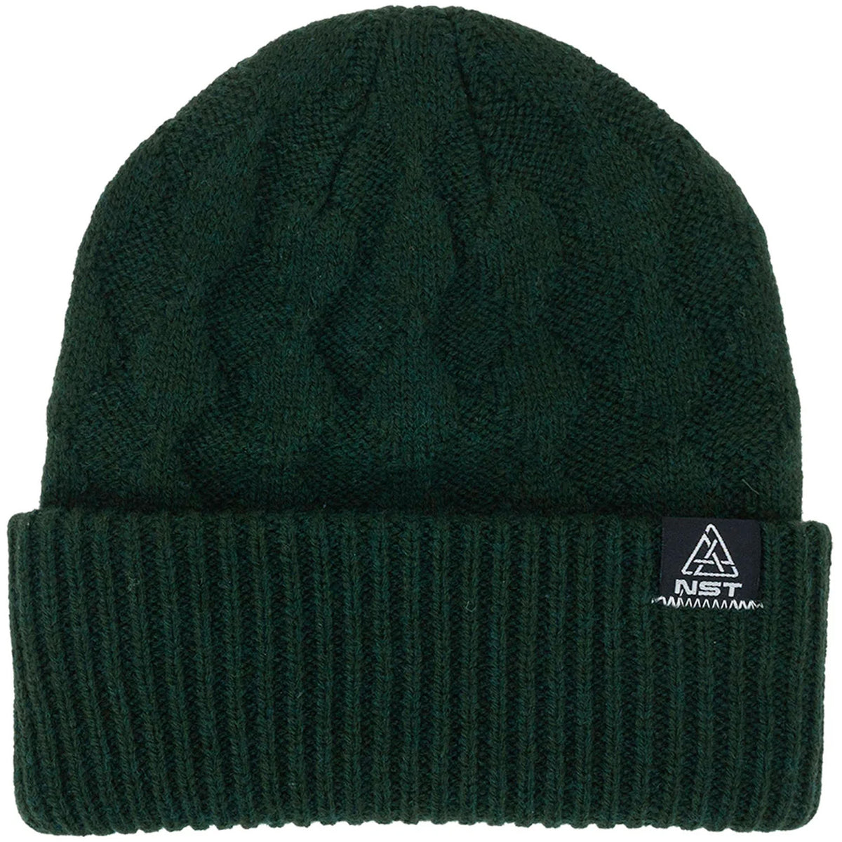 NST x Lo-Res Chief Beanie Dark Green