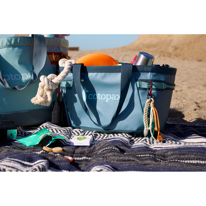 Cotopaxi Allpa 60L Gear Hauler Gear Box Blue Spruce And Abyss