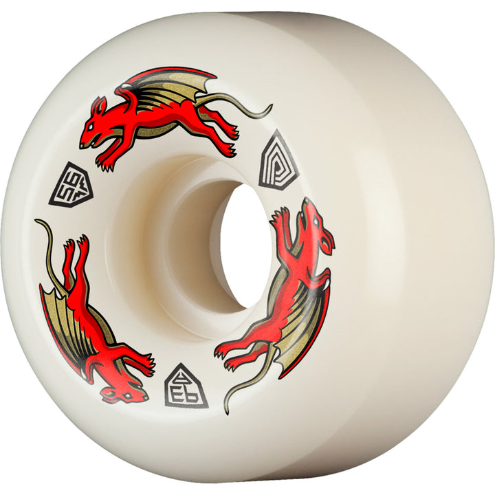 Powell Peralta Dragon Formula Red Nano Rat AV6 93a Skateboard Wheels