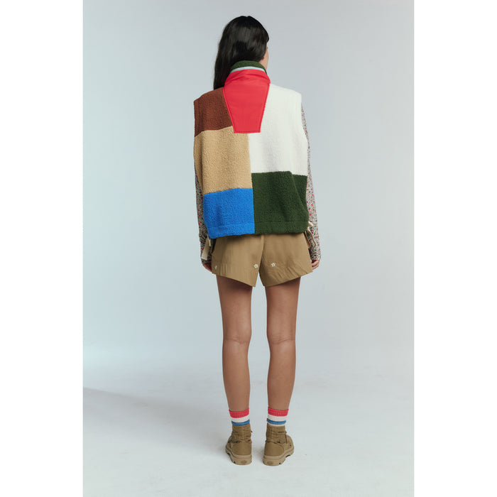The Great Outdoors The Plush Color Block Sierra Vest - Women's Canyon Multi