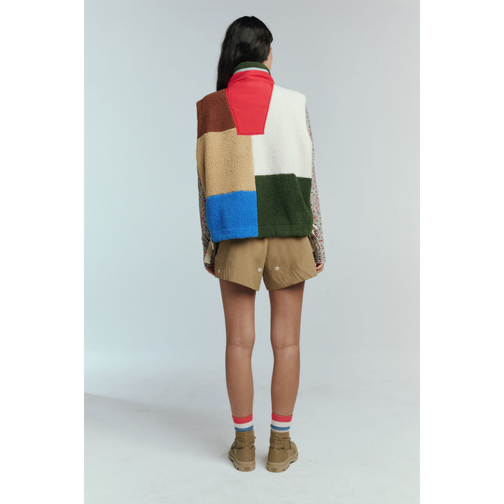 The Great Outdoors The Plush Color Block Sierra Vest - Women's Canyon Multi