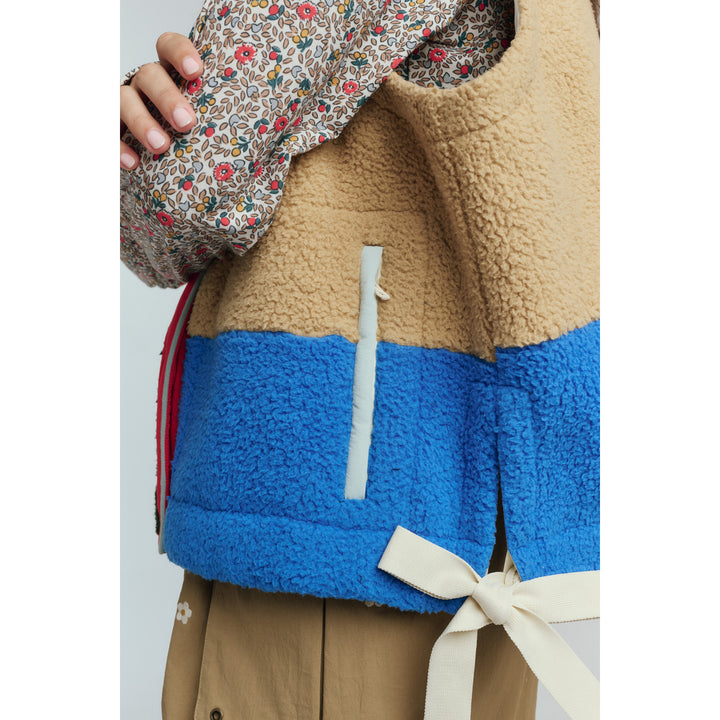 The Great Outdoors The Plush Color Block Sierra Vest - Women's Canyon Multi
