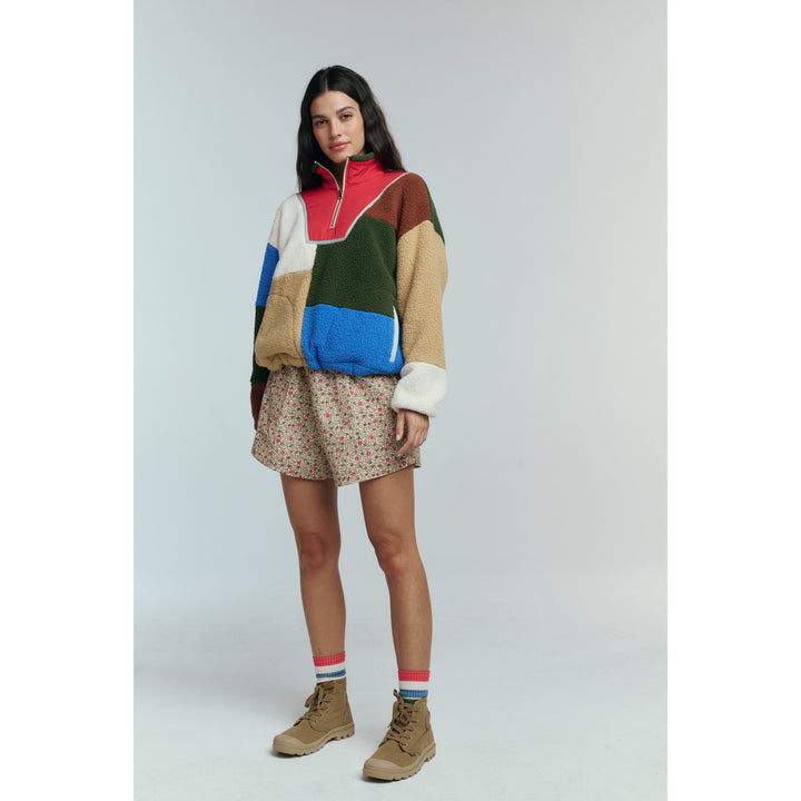 The Great Outdoors The Plush Color Block Sierra Pullover - Women's Canyon Multi