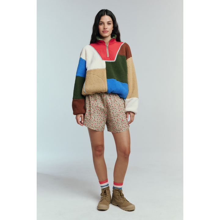 The Great Outdoors The Plush Color Block Sierra Pullover - Women's Canyon Multi