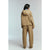 The Great Outdoors The Embroidered Cropped Trailhead Pullover - Women's Khaki With Daisy Embroidery