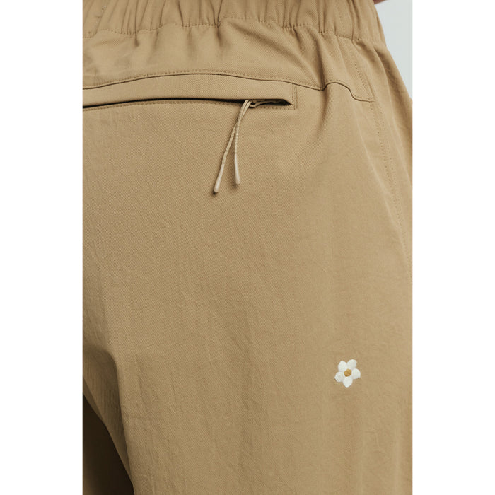 The Great Outdoors The Embroidered Outpost Pants - Women's Khaki With Daisy Embroidery